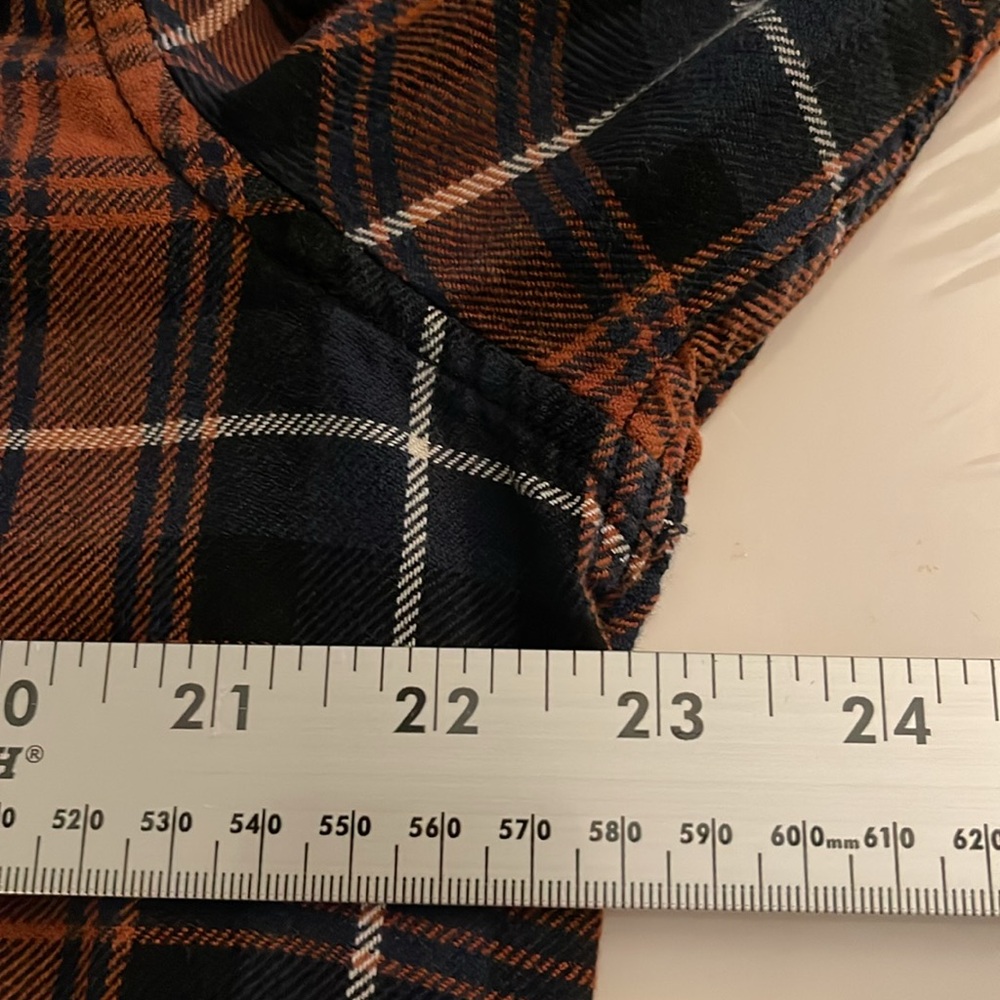 VANS Sycamore Flannel Long Sleeve Shirt, Dress Blue Sequoia, Size Large, Stylish - Picture 13 of 15